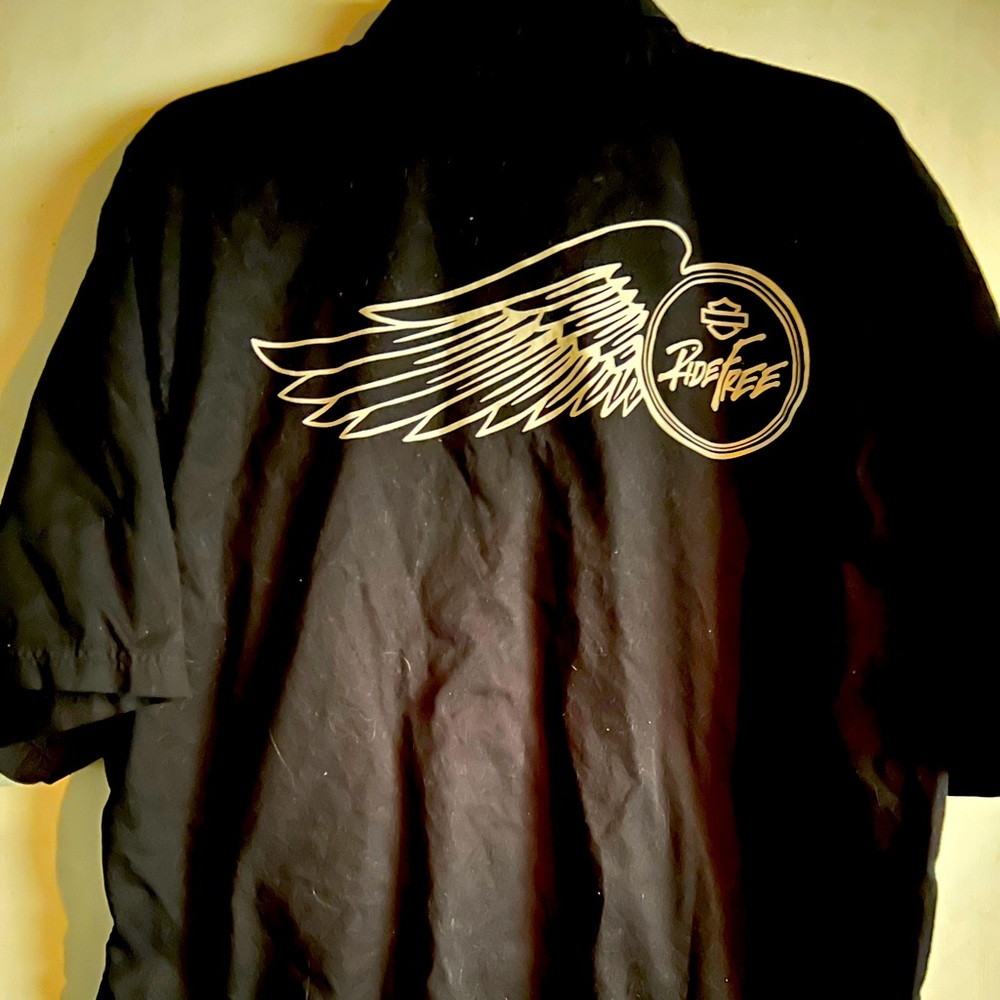 Harley Davidson Men’s Button Front Shirt , Size XXL